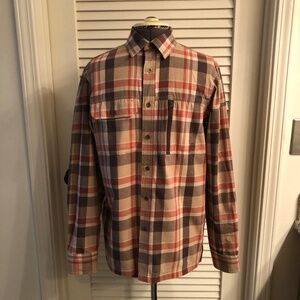 Wrangler ATG Men's Plaid Button Down Shirt Size Small